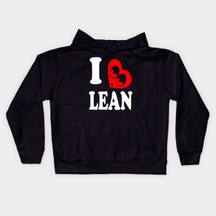 i love lean Kids Hoodie